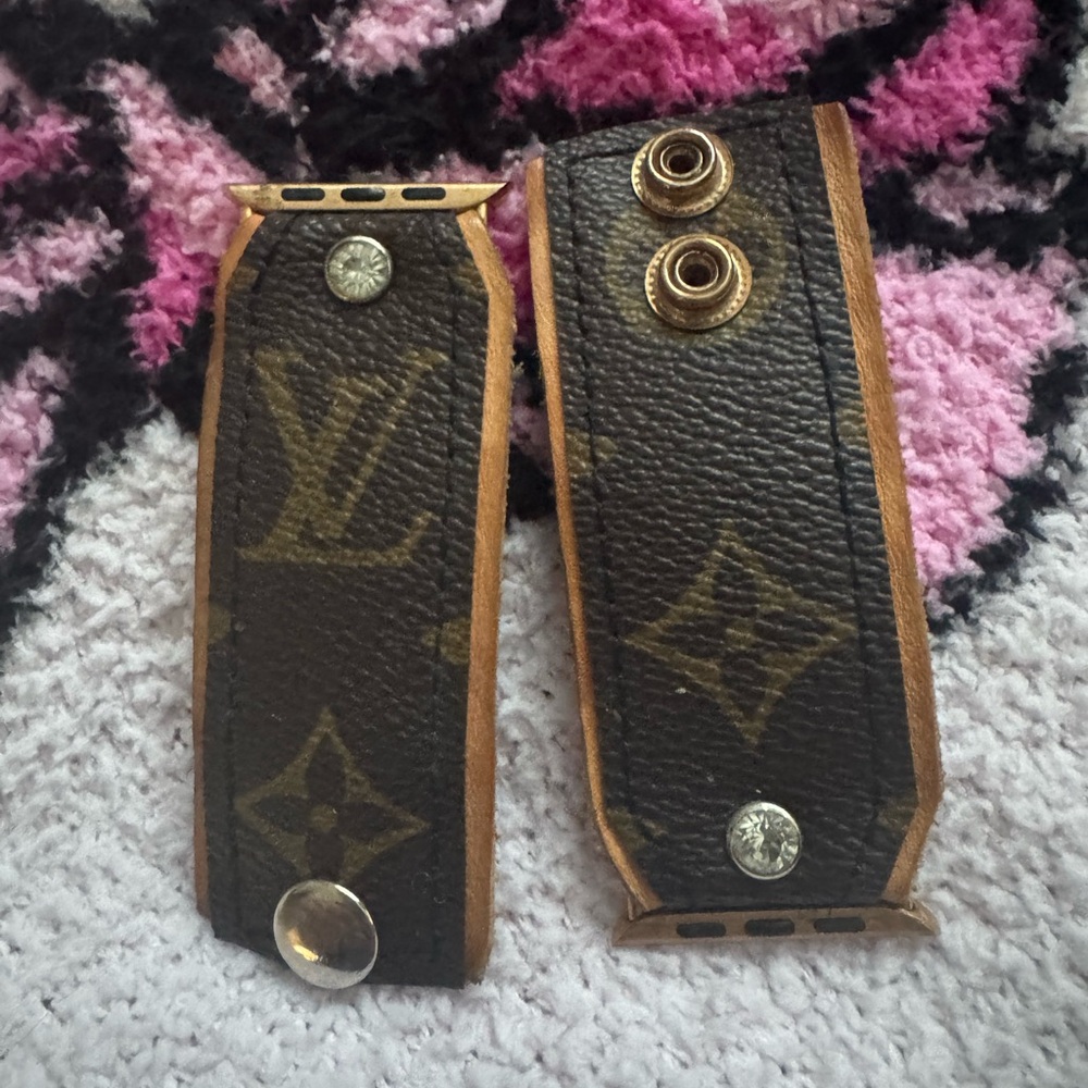 Louis Vuitton Monogram Brown Watch Strap